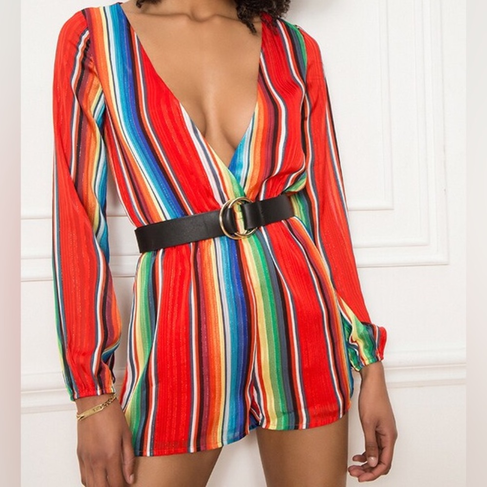 Superdown Rio Surplice Romper
